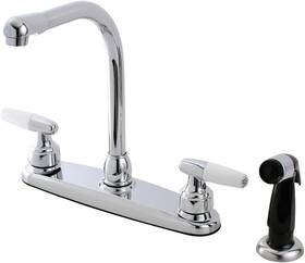Fb751 Kingston Brass 7-inch In Spout Reach Polished Chrome
