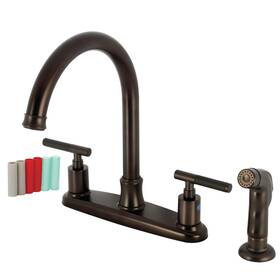 Fb779.cklsp Kingston Brass Fb7795cklsp Kaiser 1.8 Gpm Standard Kitchen Faucet - Bronze