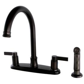 Fb779.ndlsp Kingston Brass Fb7795ndlsp Nuvofusion 1.8 Gpm Standard Kitchen - Bronze