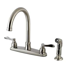 Fb7798nflsp Kingston Brass Nuwave French 8 Inch Centerset Kitchen Faucet