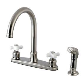 Fb779.pxsp Kingston Brass Fb7798pxsp Victorian 1.8 Gpm Standard Kitchen - Nickel