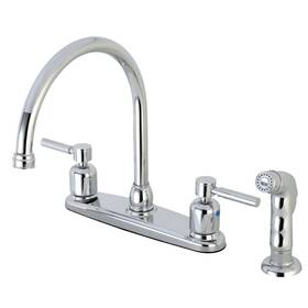 Fb79.dlsp Kingston Brass Fb791dlsp Concord 1.8 Gpm Standard Kitchen Faucet - Chrome