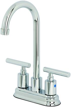 Fb849.cml Kingston Brass Fb8491cml Manhattan 1.8 Gpm Standard Bar Faucet - Chrome