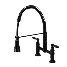 Gs1270al Kingston Brass Heritage Pull-downkitchen Faucet 14.13 X 10 18.75