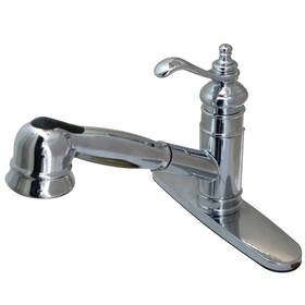 Gsc757.tl Kingston Brass Gsc7571tl Templeton 1.8 Gpm 1 Hole Pull Out - Chrome