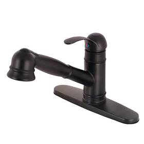 Gsc7575wel Kingston Brass Pull-out Kitchen Faucet 8-9/16 Inch In Spout Reach Oil Rubbed Bronze