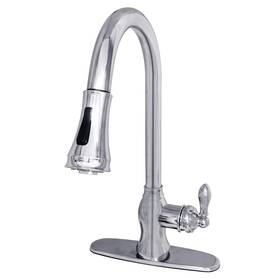 Gsy7771acl Kingston Brass American Classic Pull-down Sprayer Kitchen Faucet