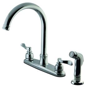 Hfb7791nflsp Kingston Brass Standard Kitchen Faucet Cartridge Double Handle Polished Chrome