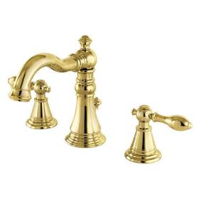 Hfsc1972al Kingston Brass Widespread Bathroom Faucet 8 Inch Ceramic Disc Valve Classic Polished