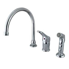 Hkb811 Kingston Brass Wyndham Single-handle Deck Mount Widespread Kitchen Faucets With
