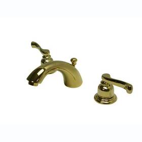 Hkb8952fl Kingston Brass Centerset Bathroom Faucets Royale 4 Inch 2-handle In Polished