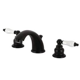 Hkb970b Kingston Brass Victorian 2-handle High Arc 8 Inch Widespread Bathroom Faucets In