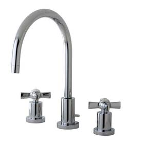 Hks8921zx Kingston Brass Millennium 2-handle High Arc 8 Inch Widespread Bathroom Faucets With Pop-up