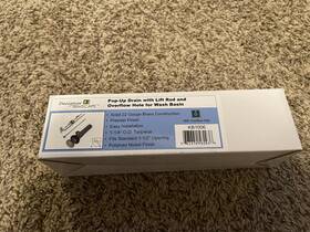 Kb1006 Kingston Brass Pop-up Drain With Overflow Polished Nickel. New