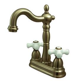 Kb1493px Kingston Brass Bar Faucet Without Pop-up Rod Antique