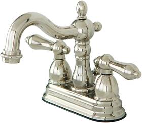 Kb1606al Kingston Brass Heritage 4-inch Center Polished Nickel