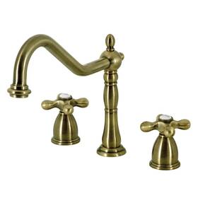 Kb179.axls Kingston Brass Kb1793axls Heritage 1.8 Gpm Widespread Kitchen -