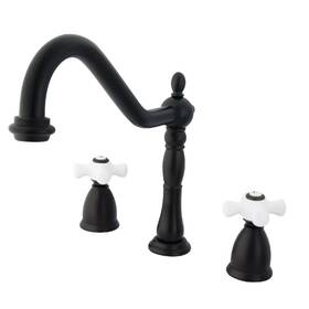 Kb179.pxls Kingston Brass Kb1795pxls Heritage 1.8 Gpm Widespread Kitchen - Bronze