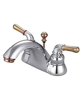 Kb2624 Kingston Brass Naples 4-inch Centerset Lavatory Faucet Polished Chrome