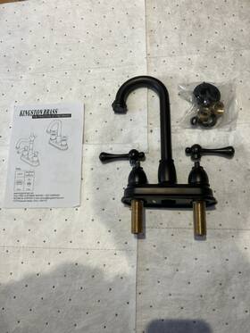 Kb3495al Kingston Brass Kb3495 4 Inch Centered Faucet - Oil Rubbed Bronze