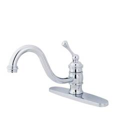 Kb3571blls Kingston Brass Vintage 8 Inch Centerset Kitchen Faucet Less Sprayer Polished Chrome
