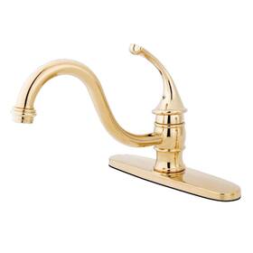 Kb357.glls Kingston Brass Kb3572glls Georgian 1.8 Gpm 1 Hole Kitchen Faucet -