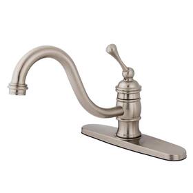 Kb357.blls Kingston Brass Kb3578blls Vintage 1.8 Gpm 1 Hole Kitchen Faucet - Nickel