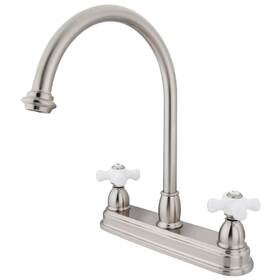 Kb374.px Kingston Brass Kb3748px Restoration 1.8 Gpm Standard Kitchen - Nickel