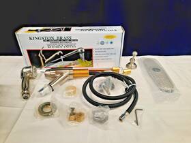 Kb3898bl Kingston Brass Pull-out Sprayer Kitchen Faucet Brushed Nickel Read