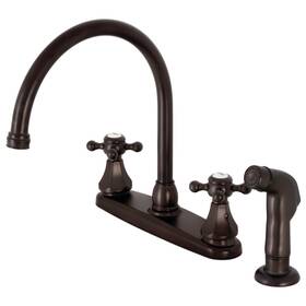 Kb472.bxsp Kingston Brass Kb4725bxsp Metropolitan 1.8 Gpm Deck Mounted - Bronze