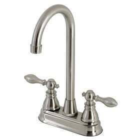 Kb498acl Kingston Brass American Classic Bar Faucet Brushed Nickel