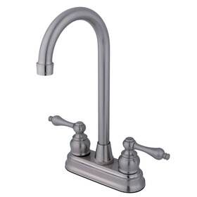 Kb49.al Kingston Brass Kb498al Victorian 1.8 Gpm Standard Bar Faucet - Nickel