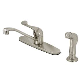 Kb572snsp Kingston Brass Kb572.sp 1.8 Gpm Deck Mounted Standard Single - Nickel