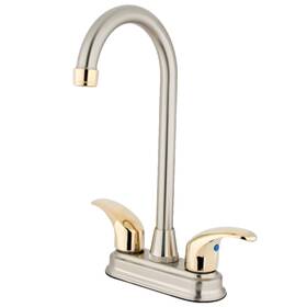 Kb649.ll Kingston Brass Kb6499ll Legacy 1.8 Gpm Standard Bar Faucet - Brushed