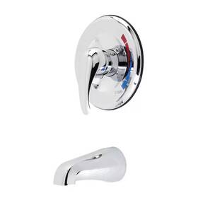 Kb651swto Kingston Brass Tub And Shower Faucet Polished Chrome Wall Mount
