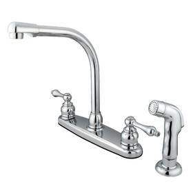 Kb71.alsp Kingston Brass Kb711alsp Victorian 1.8 Gpm Standard Kitchen - Chrome