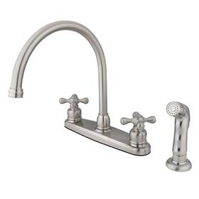 Kb72.axsp Kingston Brass Kb728axsp Vintage 1.8 Gpm Standard Kitchen Faucet - Nickel