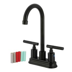 Kb8490ckl Kingston Brass Kaiser Bar Faucet 9-1/8 Inch L X 4-3/4 W 11-9/16 H M