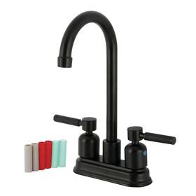 Kb8490dkl Kingston Brass Kaiser Bar Faucet Matte Black 11.56 X 9.31 4.75