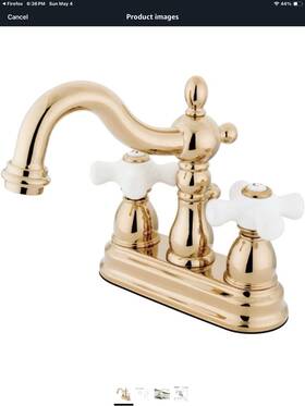 Kbh1602pxc Kingston Brass Heritage And White Washerless Faucet Model