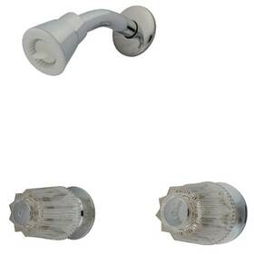 Kf114c Kingston Brass Shower Faucet Polished Chrome Wall Mount