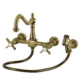 Ks124.zxbs Kingston Brass Ks1243zxbs Millennium 1.8 Gpm Wall Mounted -