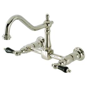 Ks124.pkl Kingston Brass Ks1246pkl Duchess 1.8 Gpm Widespread Bridge - Nickel