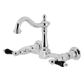 Ks126.pkl Kingston Brass Ks1261pkl Duchess 1.8 Gpm Wall Mounted Widespread - Chrome