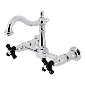 Ks126.pkx Kingston Brass Ks1261pkx Duchess 1.8 Gpm Wall Mounted Widespread - Chrome