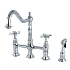 Ks127.bexbs Kingston Brass Ks1271bexbs Essex 1.8 Gpm Widespread Bridge - Chrome