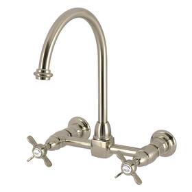 Ks129.bex Kingston Brass Ks1298bex Essex 1.8 Gpm Widespread Bridge Kitchen - Nickel