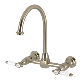 Ks129.bpl Kingston Brass Ks1298bpl Bel-air 1.8 Gpm Widespread Bridge - Nickel