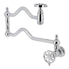 Ks210.rx Kingston Brass Ks2101rx Belknap 4.5 Gpm Wall Mounted 1 Hole Pot - Chrome