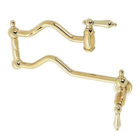 Ks2102al Kingston Brass Heritage Wall Mount Pot Filler Polished
